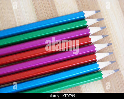 Farbe Farbe Bleistift Stockfoto