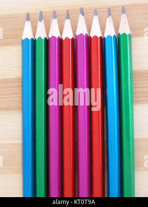 Farbe Farbe Bleistift Stockfoto