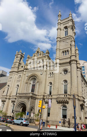 Der Freimaurer Masonic Temple ist ein historisches Gebäude, 1 North Broad Street, Philadelphia, Pennsylvania, United States. Stockfoto