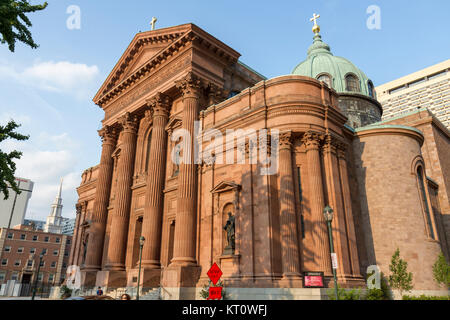 Die Kathedrale Basilika der Heiligen Petrus und Paulus am Philadelphia, Pennsylvania, USA. Stockfoto