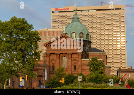 Die Kathedrale Basilika der Heiligen Petrus und Paulus am Philadelphia, Pennsylvania, USA. Stockfoto