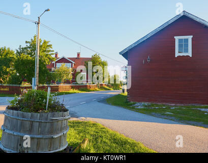 Ländliche Gemeinschaft, Graso, Provinz Uppland, Schweden, Skandinavien. Graso ist eine Insel an der Küste von uppland Provinz auf der östlichen Stockfoto