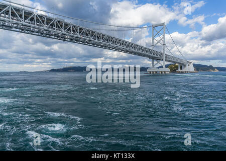 Onaruto Brücke in Tokushima Stockfoto