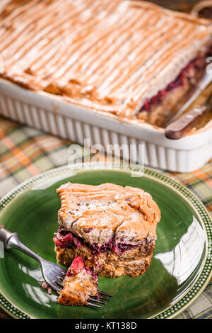 Brotpudding Dessert Stockfoto