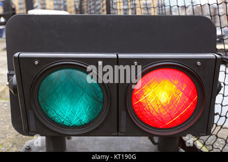 Rotes Licht Stockfoto