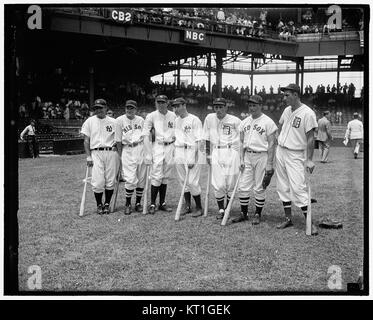 1937 Major League Baseball All-Star sluggers Stockfoto