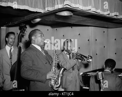 Charlie Parker, Tommy Potter, Miles Davis, Duke Jordan, Max Roach (Gottlieb06851) Stockfoto