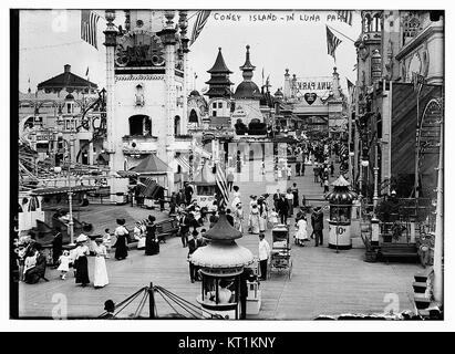 Coney Island, in der Luna Park (2163524754) Stockfoto