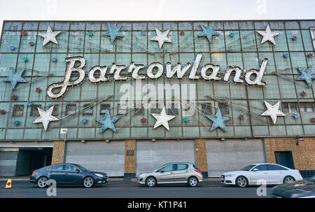 Die berühmte Barrowland Ballroom im East End von Glasgow entfernt. Stockfoto