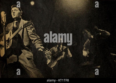 Elvis Presley - TV Radio Spiegel, September 1956 01. Stockfoto