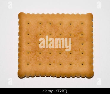 Cookies, die auf einem weißen Hintergrund isoliert Stockfoto