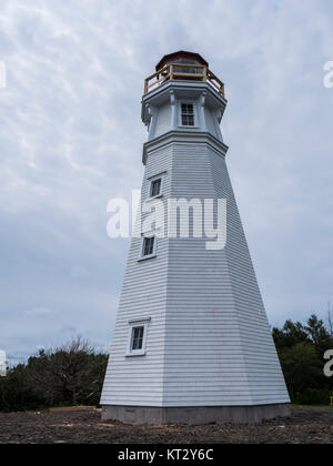 Cape Jourimain Leuchtturm Cape Jourimain, New Brunswick, Kanada. Stockfoto