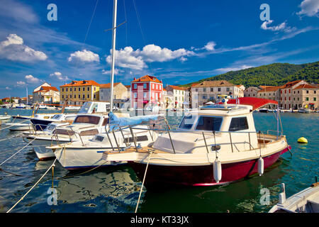 Stadt von Starigrad auf der Insel Hvar Stockfoto