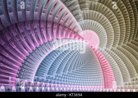 Abstraktes Bild: Fraktale geflochten Stockfoto