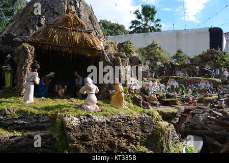 Krippe, als presépios, in Funchal, Madeira, Portugal bekannt Stockfoto