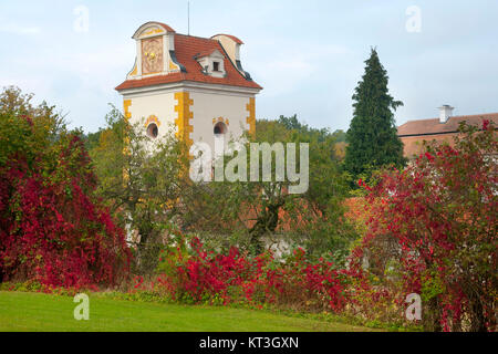 Tschechien, Südböhmen, Netolice, Schloss Kratochvíle (deutsch Schloss Kurzweil) Stockfoto