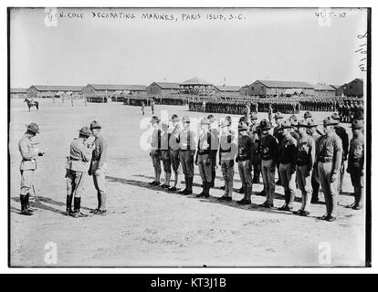 Gen. Cole dekorieren Marines, Paris Isl., S.C. (26829329733) Stockfoto