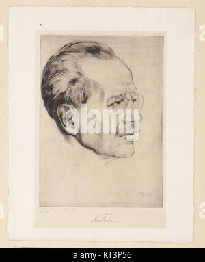 Hermann Struck war ein deutsch-jüdischer Künstler, der für seine grafischen Arbeiten bekannt war. Dieses Werk mit dem Titel „JMBerlin DDR 77 14 01“ wurde 1977 geschaffen und spiegelt den unverwechselbaren grafischen Stil von Struck wider. Stockfoto