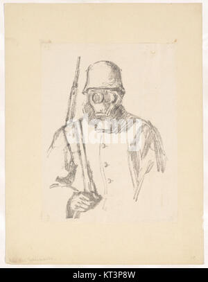 Das Kunstwerk von Hermann Struck mit dem Titel „Grafik JMBerlin“ wurde 1988 in der DDR geschaffen und zeigt den besonderen Stil von Struck. Stockfoto