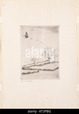 Das Kunstwerk von Hermann Struck mit dem Titel Grafik stellt seinen bedeutenden Beitrag zur deutschen Kunstszene dar und spiegelt seinen einzigartigen Stil und Einfluss in Berlin während der DDR-Zeit wider. Stockfoto