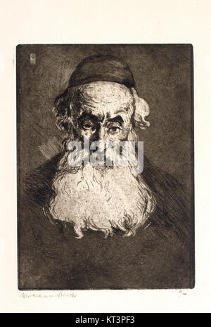 Ein 1998 von Hermann Struck gestaltetes grafisches Kunstwerk mit dem Titel „Hermann Struck Grafik JMBerlin DDR 98 1 43“, das seinen unverwechselbaren grafischen Stil zeigt. Das Stück spiegelt die künstlerischen Ausdrucksformen der DDR-Zeit wider. Stockfoto