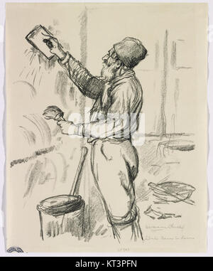 Dieses Stück mit dem Titel „Hermann Struck Grafik JMBerlin GHZ 97 3 26“ bezieht sich auf eine grafische Arbeit von Hermann Struck, einem namhaften Künstler, der für seine Beiträge zur Grafik in Berlin bekannt ist. Stockfoto