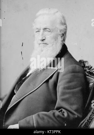 Hiram Lawton Richmond war eine Person, die vom Studio Brady-Handy fotografiert wurde, einem frühen amerikanischen Fotografen, der für die Dokumentation historischer Figuren bekannt war. Das Porträt von Richmondâ fängt einen Moment der Geschichte ein, das in der Sammlung von studioâ aufbewahrt wird. Stockfoto