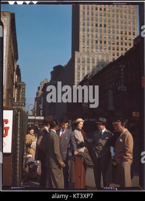 Joe Marsala, Adele Girard, und Toots Thielemans, 52nd Street, New York, N.Y., Ca. 1948 (William P.11411) Stockfoto