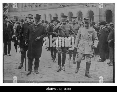 Joffre, Sharp, Pershing, Paris, 4. Juli 1917 (21219527996) Stockfoto