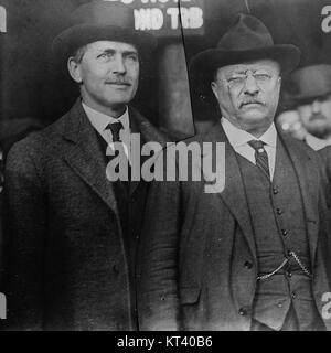 JR Garfield und T Roosevelt Stockfoto