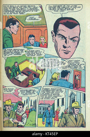 AmericasBestComics 1841 bezieht sich auf einen Comic-Verlag, der für seinen Beitrag zur Comic-Industrie im 19. Jahrhundert bekannt ist, mit einem Schwerpunkt auf amerikanischen Helden und Storytelling. Stockfoto