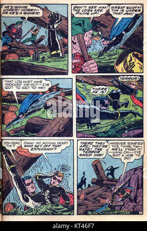 AmericasBestComics2109 bezieht sich wahrscheinlich auf eine bestimmte Comicbuchveröffentlichung oder Ausgabe eines Verlags, der für die Produktion von Graphic Novels bekannt ist. Die Publikation könnte Teil einer größeren Reihe amerikanischer Comicbücher sein, die zeitgenössische Kunst und Storytelling-Stile widerspiegeln. Stockfoto