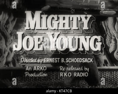 Mighty Joe Young (1949) trailer Titel Stockfoto