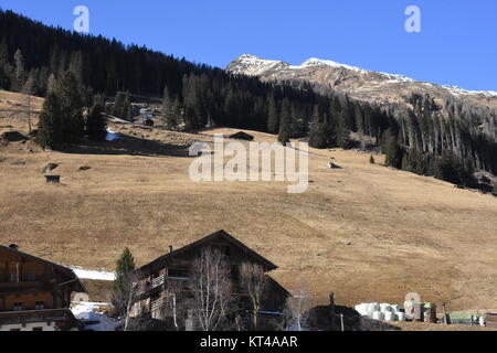 Osttirol, winkeltal, Villgrater Berge, Winter, Schnee, Eis, hochalmspitze, Tal Stockfoto