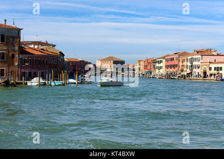 Canal Grande di Murano, Venedig, Venezia, Veneto, Italien Stockfoto