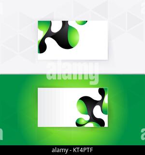 Abstrakte leere Karte Namensvorlage für Geschäft Kunstwerk. EPS 10 Stock Vektor