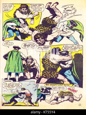 Americas Best Comics ist eine Comic-Serie, die für ihre einzigartige Geschichte und ihren künstlerischen Stil bekannt ist. Diese Referenz weist wahrscheinlich auf ein Problem oder eine Ausgabe innerhalb der Serie hin. Stockfoto