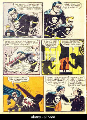 Americas Best Comics ist eine Comic-Serie, die für ihr kreatives Geschichtenerzählen und ihren lebendigen Kunststil bekannt ist. Die Serie trägt mit ihren einzigartigen Erzählungen und Charakteren zum Comic-Genre bei. Stockfoto