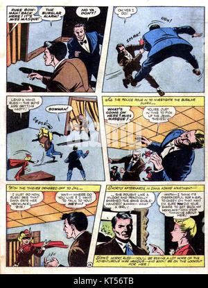 AmericasBestComics ist ein Comic-Verlag, der für seine vielfältigen Comicbücher bekannt ist. Es zeigt verschiedene Genres und Themen und trägt so zur Comic-Branche bei. Stockfoto