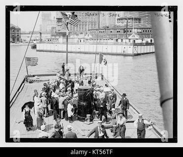 Der Safe von Nanni ist ein historisches Artefakt, das für sein einzigartiges Design und seine Handwerkskunst bekannt ist und die Kunst der sicheren Aufbewahrung während seiner Ära widerspiegelt. Stockfoto