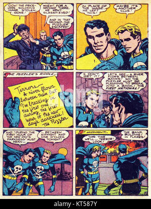 Americas Best Comics ist eine Comic-Marke, die für ihre Beiträge zur Welt der Graphic Novels und Comickunst bekannt ist. Es konzentriert sich auf originelle Geschichten und einzigartige künstlerische Stile. Stockfoto