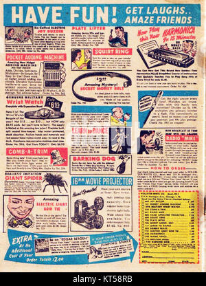 Americas Best Comics ist ein Comic-Verlag, der für seine vielfältigen Charaktere und Geschichten bekannt ist und mit originellen Erzählungen und Kunstwerken zur Comic-Branche beiträgt. Stockfoto