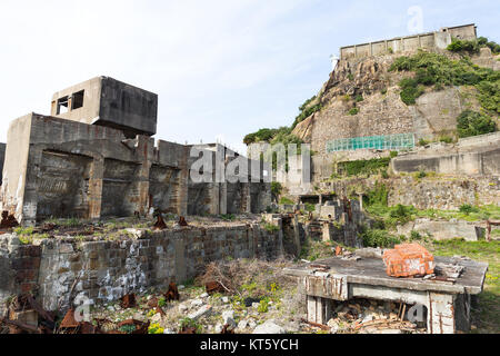 Hashima Insel Stockfoto