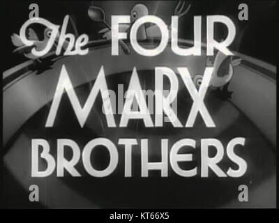 Die vier Marx Brothers - Duck Soup trailer Stockfoto