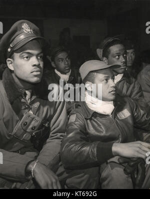 Tuskegee Airmen 332 Fighter Group Piloten ppmsca 13245 u Stockfoto