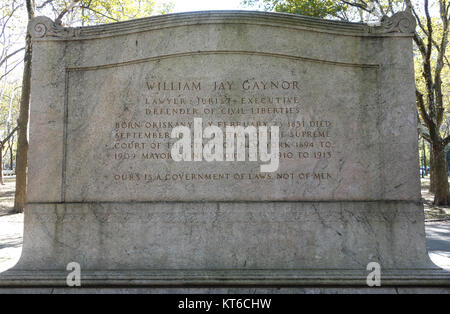 William Jay Gaynor Memorial 4 - Brooklyn, NY-DSC 07609 Stockfoto