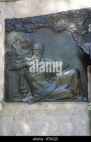 William Jay Gaynor Memorial Detail - Brooklyn, NY-DSC 07599 Stockfoto