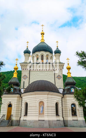 Foros Kirche in Krim Ukraine im Sommer Stockfoto