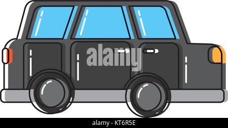 Auto Seitenansicht icon image Vector Illustration Design Stock Vektor