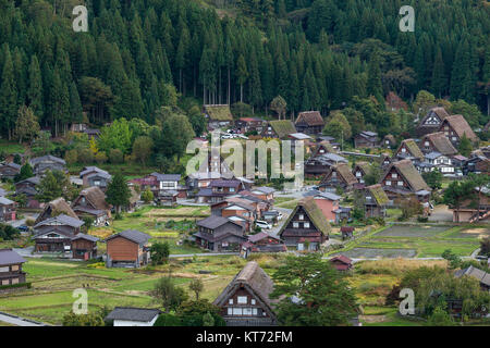 Shirakawago Dorf in Japan Stockfoto